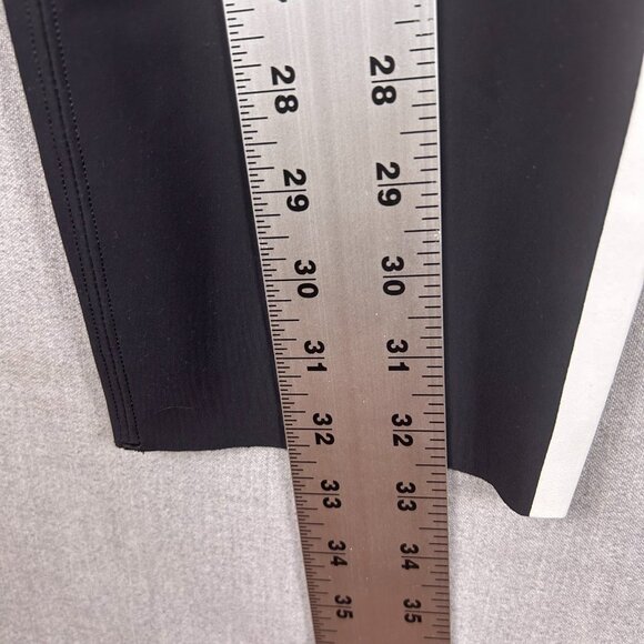 Athleta Interstellar Tight Pants Women's 10 Black Colorblock Athleisure Travel - Picture 6 of 13